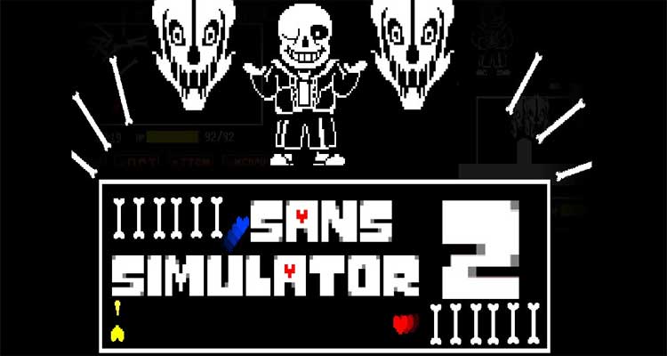 Playing as Sans!  Sans Simulator 