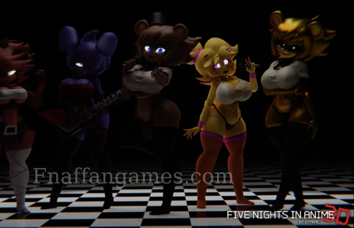 Five Nights in Anime 3D Free Download - FNAF Fan Games