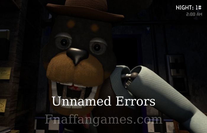 Unnamed Errors Screenshot